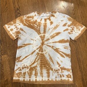 Proenza Schouler Tan and light blue Tie-Dye Top